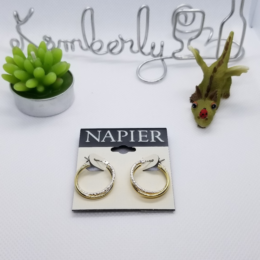 Textured Hoop Earrings
